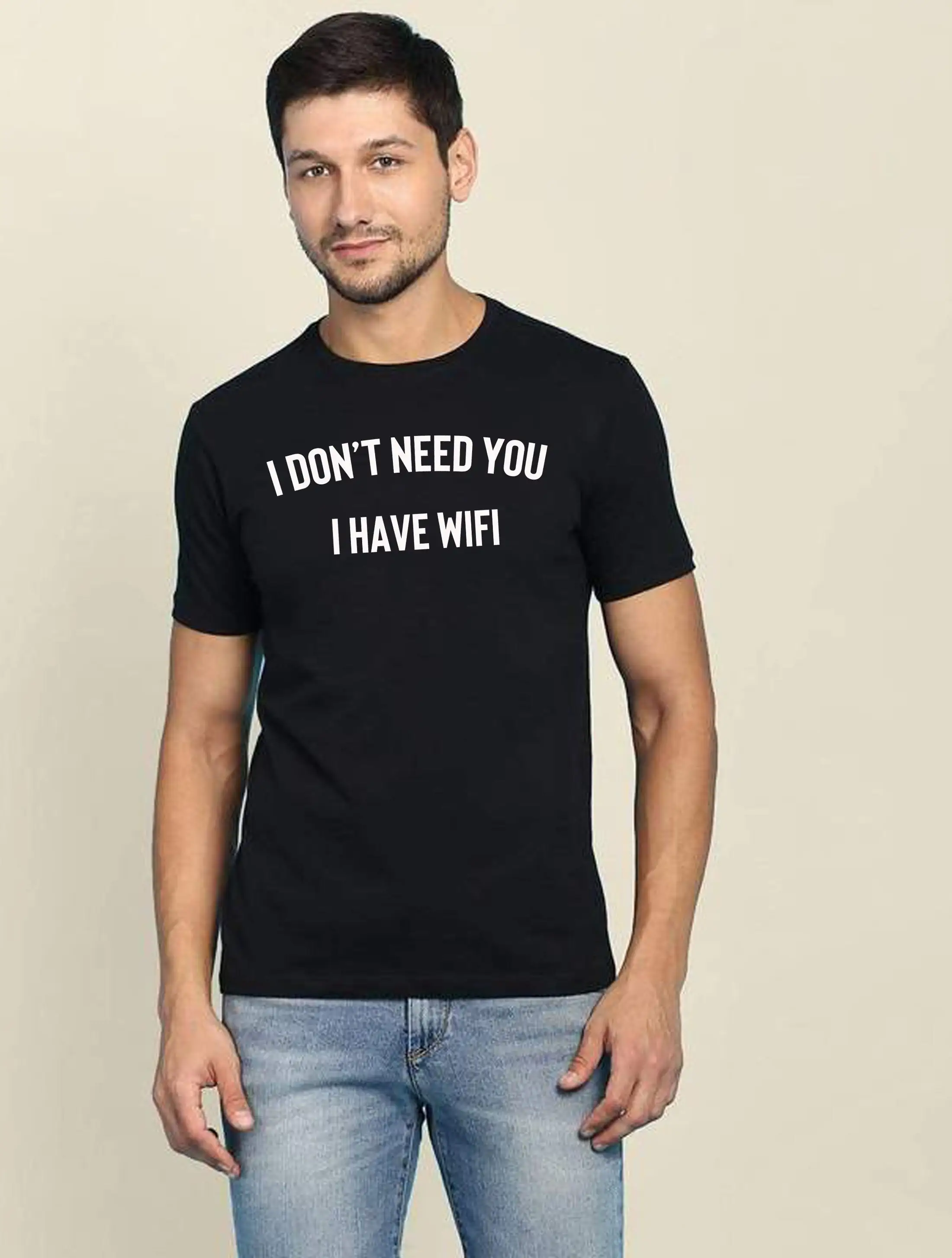 I don't need you have wifi funny t shirt tee joke humor unisex valentines outfit present gift internet worm ladies