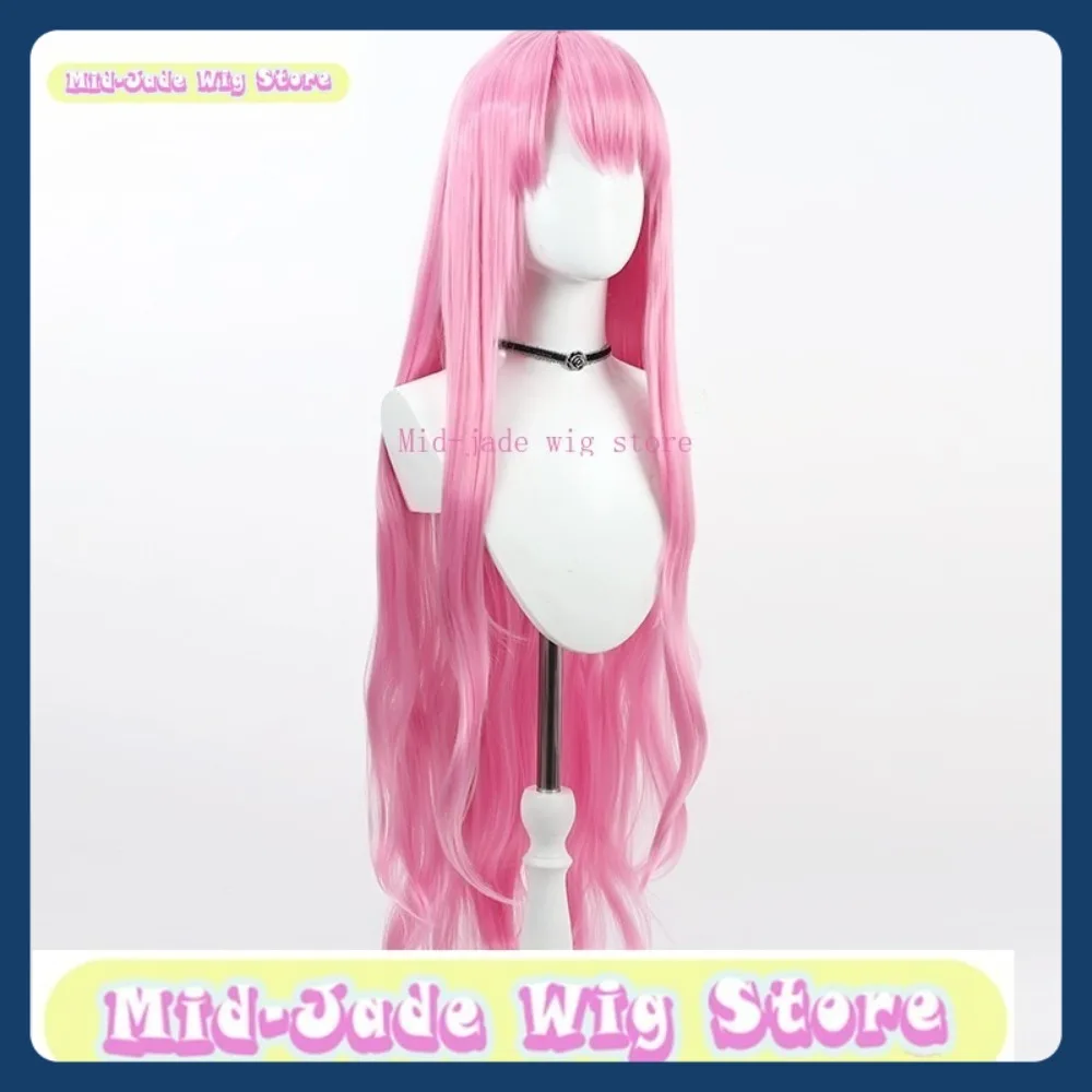 Peluca de jade medio para tienda, peluca de Cosplay gigante para hermanas y niñas mágicas, juego de Anime, peluca sintética para fiesta de Halloween