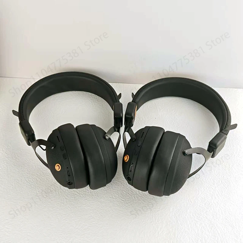 MARSHALL BT12 Wireless Headphones, Active Noise Cancellation, Hi-Fi Audio, Comfort Fit, waterproof Bluetooth Retro Music Headset