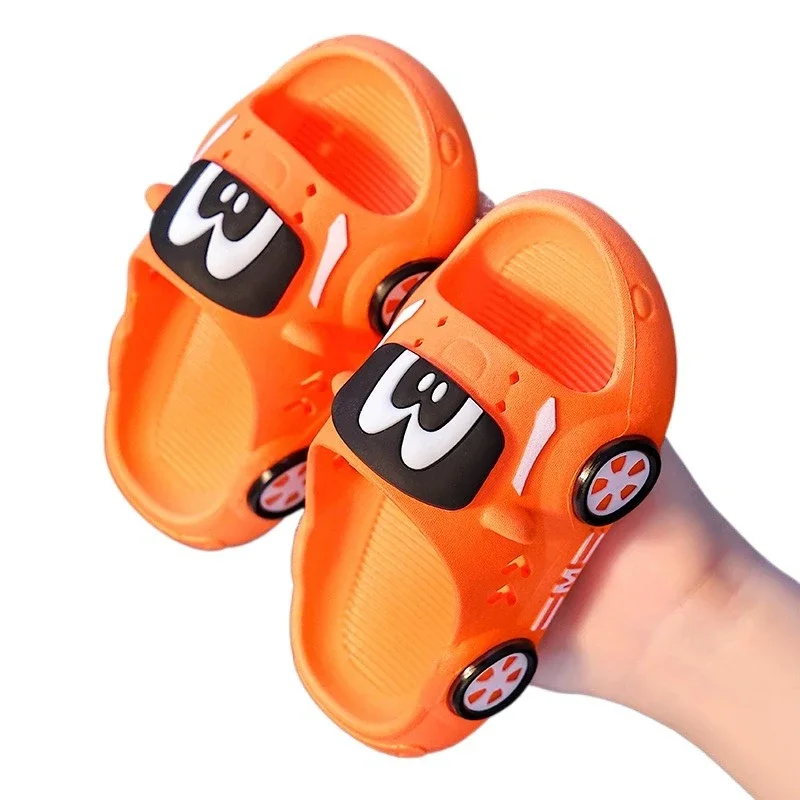 

Уличные детские тапочки на мягкой подошве, нескользящие детские тапочки с героями мультфильмов, новые повседневные летние домашние тапочки для девочек на толстой подошве для мальчиков и девочек