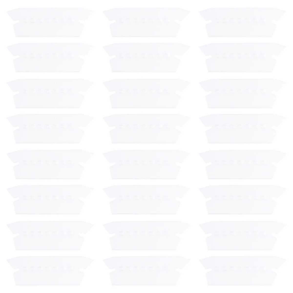 

50Pcs Transparent Folder Tabs File Labels for Hanging Files Time Saving Office Stationery Student Study Folder Tags
