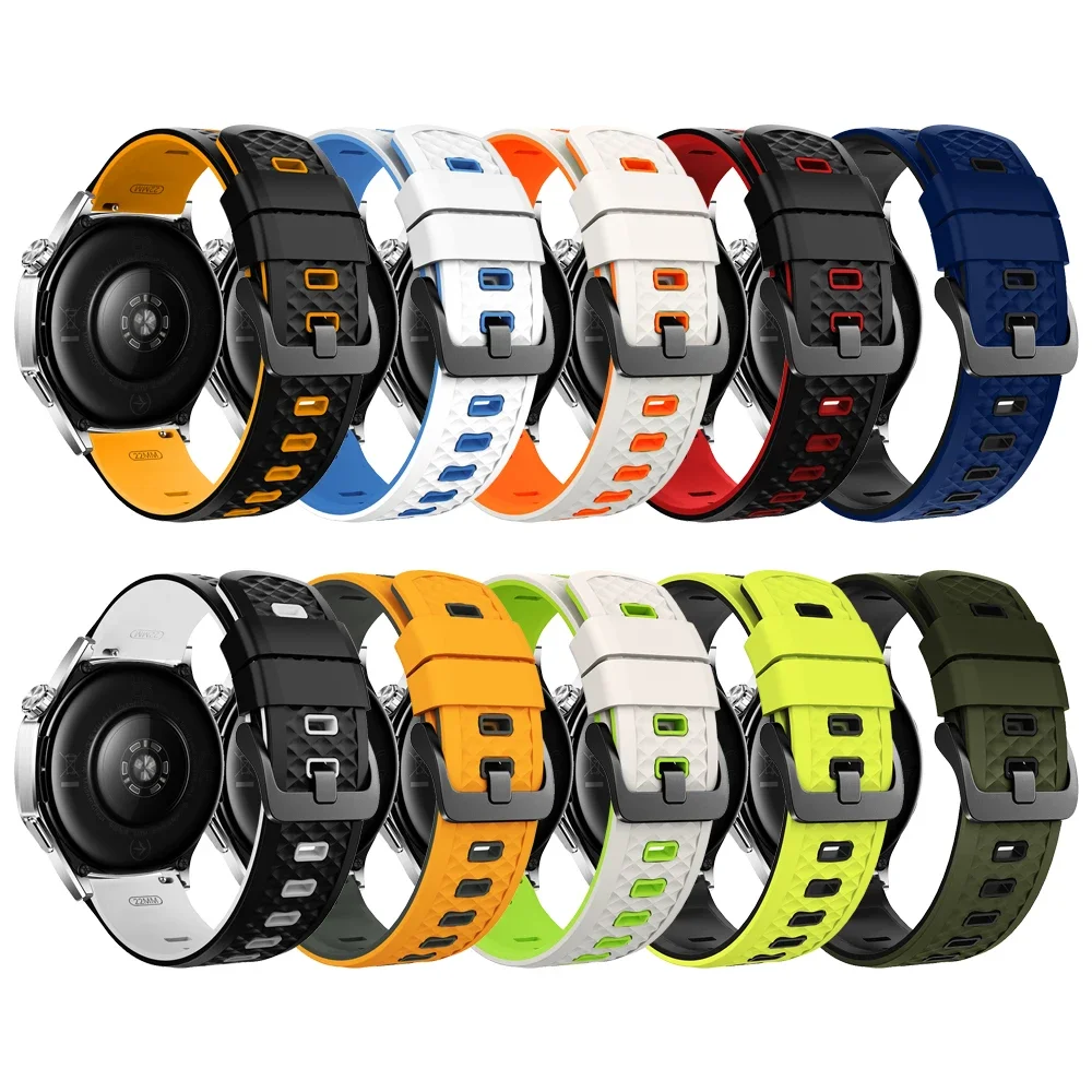 22 مللي متر سوار معصم من السيليكون ل COROS APEX 4 42 مللي متر/Pace 3/APEX 2 Pro/APEX 46 مللي متر استبدال حزام ناعم لسوار Polar Vantage M3 M2 V3