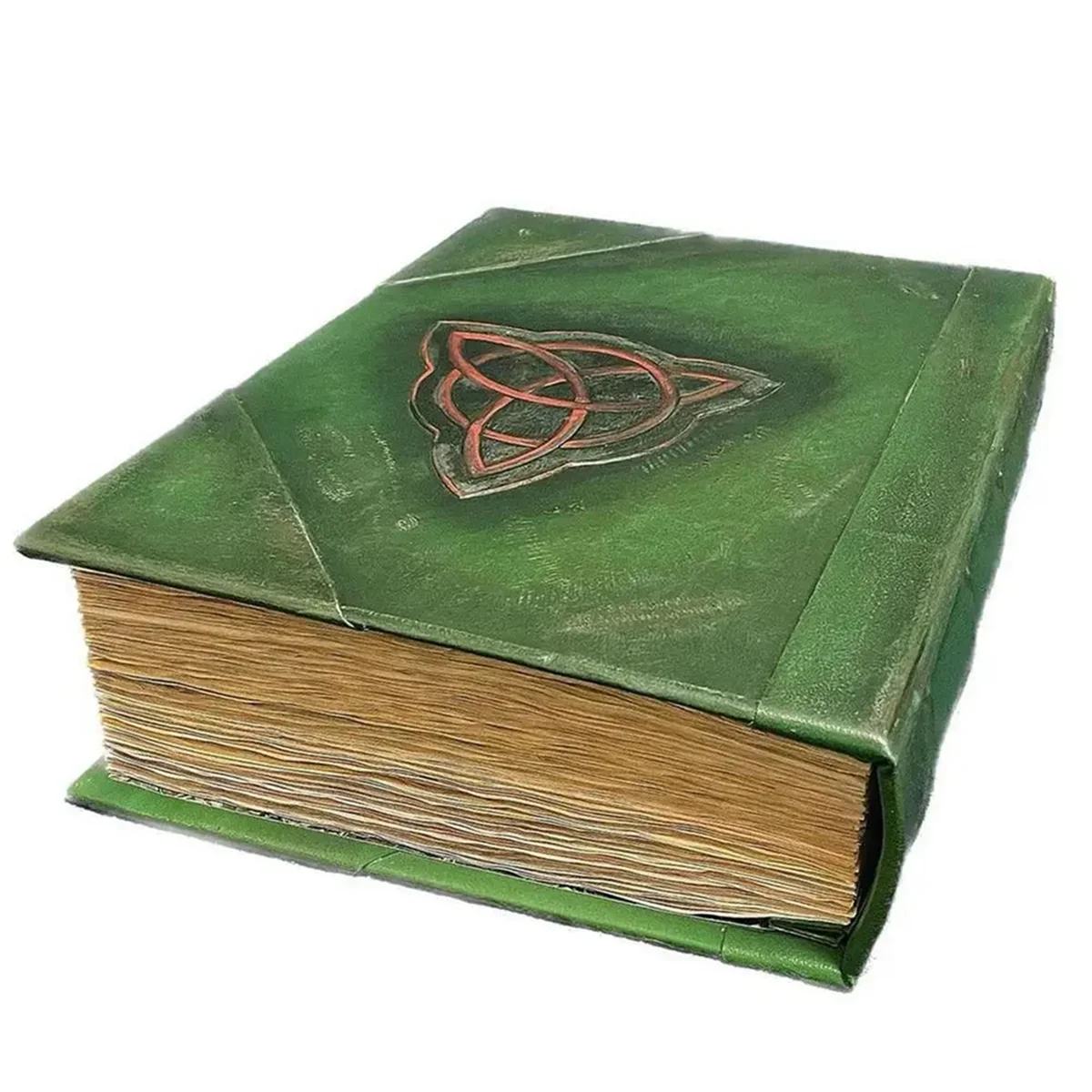 

Shadow Magic Book Book of Shadows Green Cover Bound Journal Blank and Lined Journal 350 Pages Spell Records Spellbook