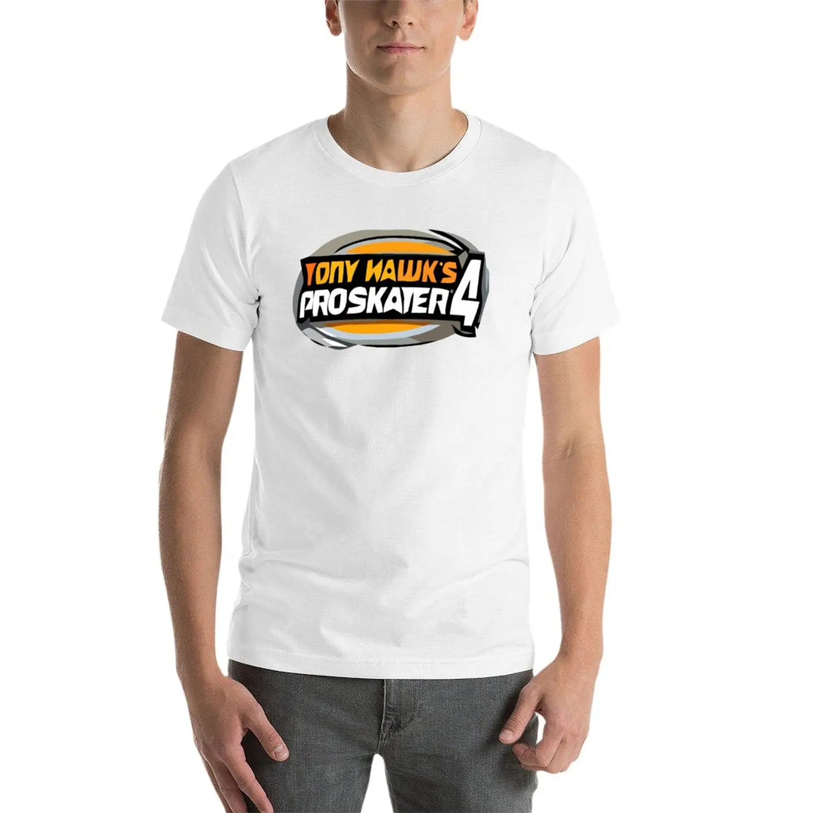 Tony Hawks Pro Skater 4. T-Shirt Anti-Fade Casual Tee Shirt view 3
