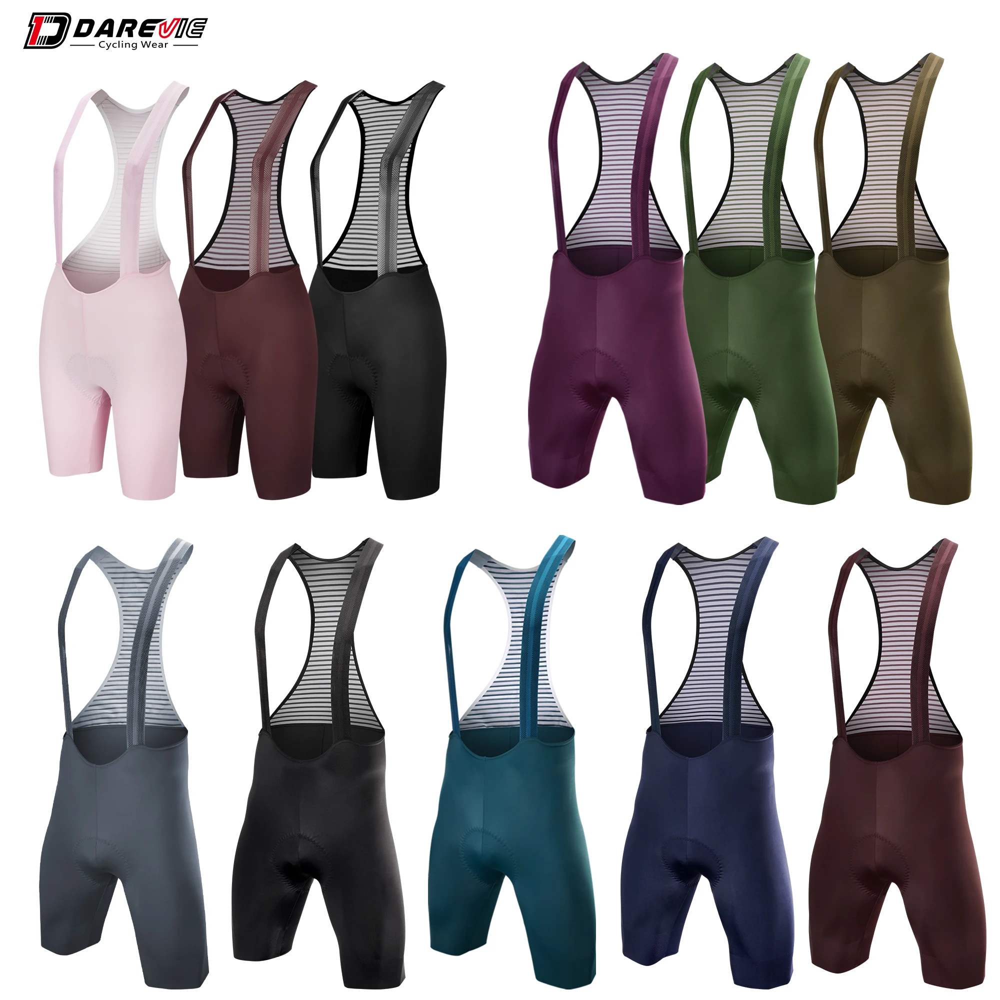 

DAREVIE Men's Cycling Bretelle Seamless 2.0 Men Women Cycling Shorts 6H 500KM Men's Cycling Bib Shorts Pro Men's Cycling Shorts