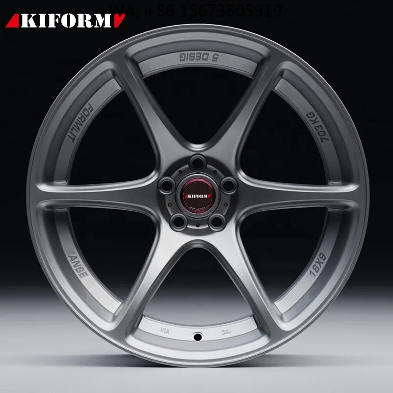 

Wholesale Concave 6 Spoke 5 Hole 5x120 5x114.3 Aluminum Alloy Car Forged Wheel Rims