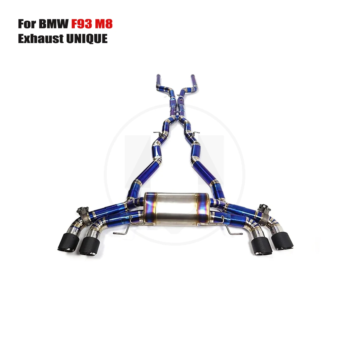 UNIQUE For 2019-2023 BMW F91 F92 F93 M8 4.4T Four Titanium Exhaust performance valve titanium exhaust system  TC4 titanium alloy