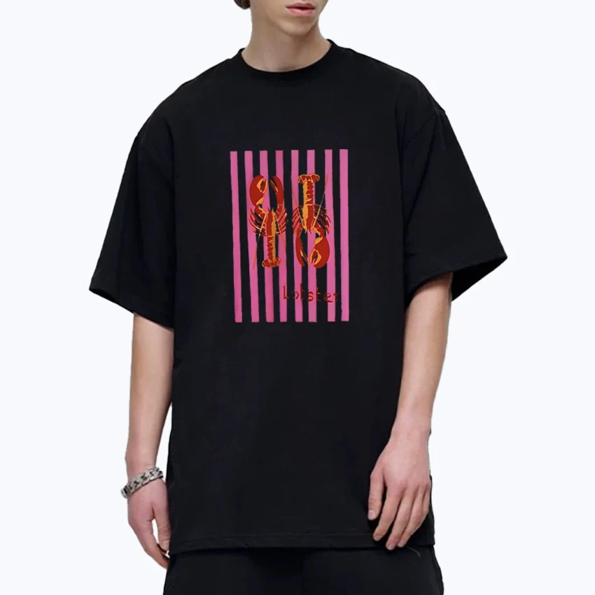 

2025 Summer Street Hip Hop Oversized t-shirt Women Men 100% Cotton Printed Crew Neck harajuku short sleeve t-shirts Unisex Tops