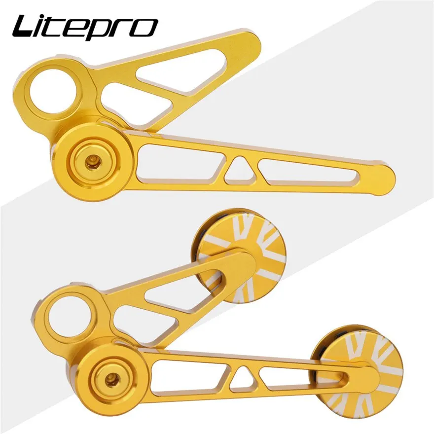 Litepro Folding Bike 6 Speed Rear Derailleur Rear Dial Tensioner Aluminum Alloy Chain Stabilizer For Brompton 3Sixty