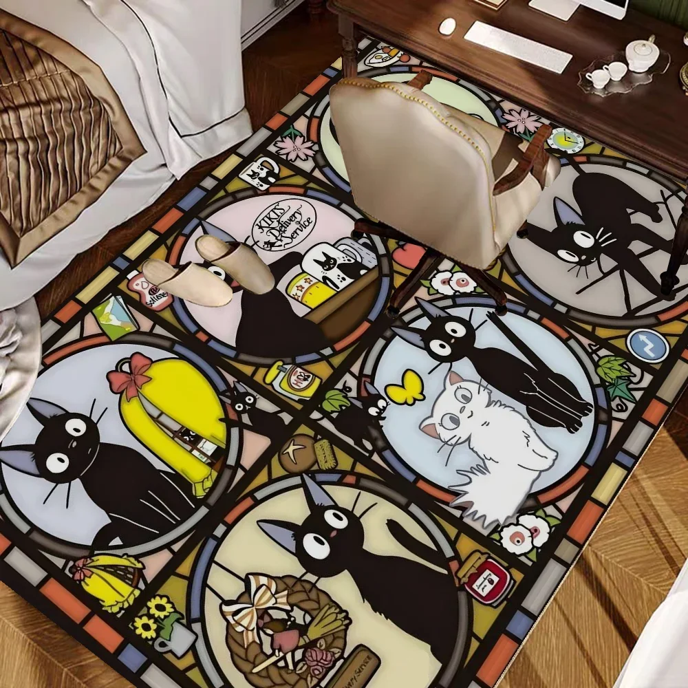 M-miyazaki Hayao Cartoon Anime Room Mats Retro Multiple Choice Living Room Kitchen Rug Non-Slip Welcome Rug