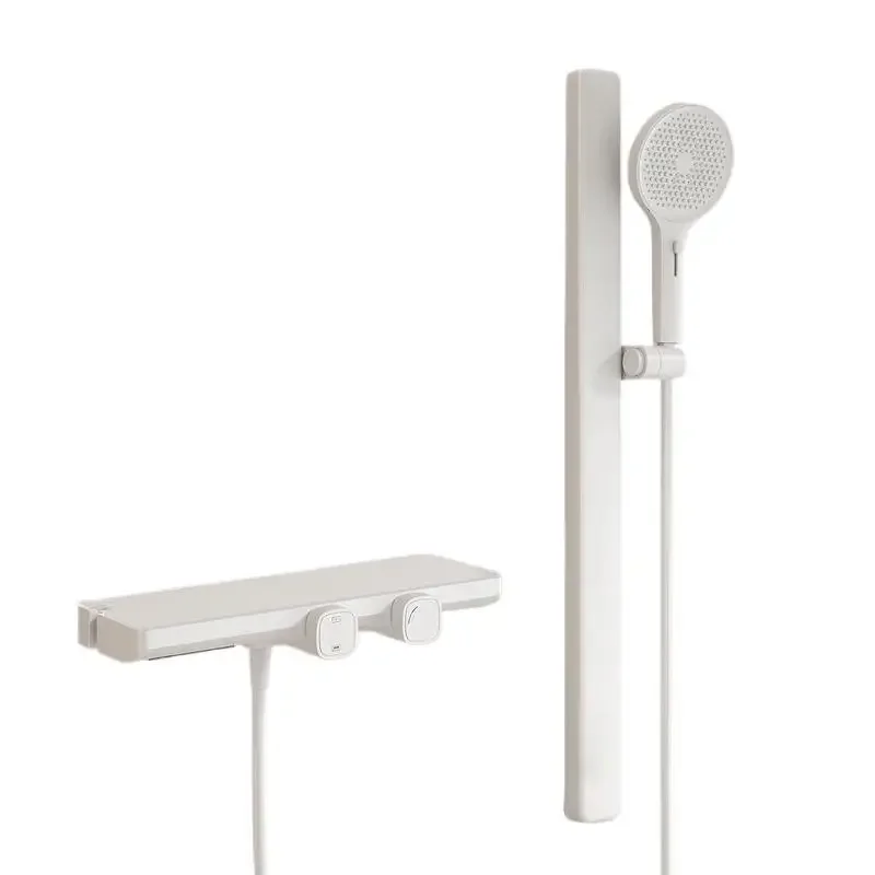 

Full copper waist shoulder spray constant temperature shower bathroom shower toilet pressurized light