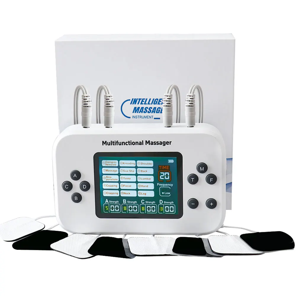30 niveles 15 modos eléctrico Tens Relax Estimulador muscular EMS acupuntura cuerpo masajeador Facial terapia Digital máquina de adelgazamiento