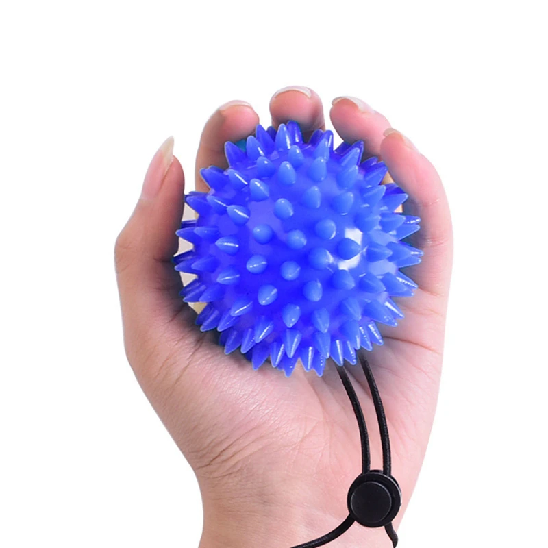 1Pcs 6.5cm Durable PVC Spiky Massage Ball Trigger Point Sport Fitness Hand Foot Pain Relief Plantar Fasciitis Reliever Hedgehog