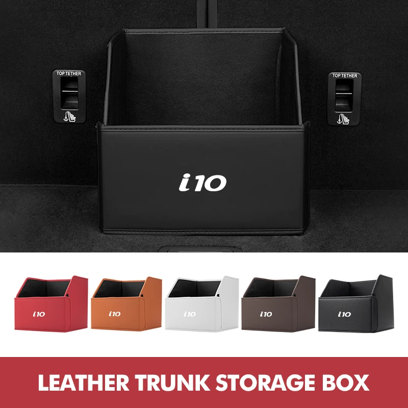 Bolsa de almacenamiento para maletero de coche, organizador de artículos diversos, caja de almacenamiento para Hyundai i10 I10 N Line 2008 2009 2010 2011 2012 2013 2019-2023