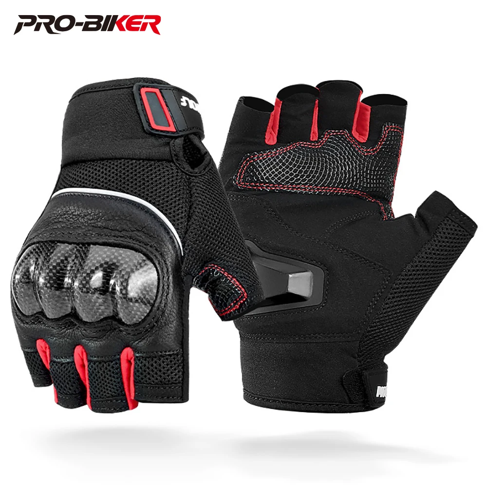 

Мужские и женские четырехсезонные велосипедные перчатки, кожаные мотоциклетные перчатки, дышащее гоночное оборудование с половиной пальца, ветрозащитное