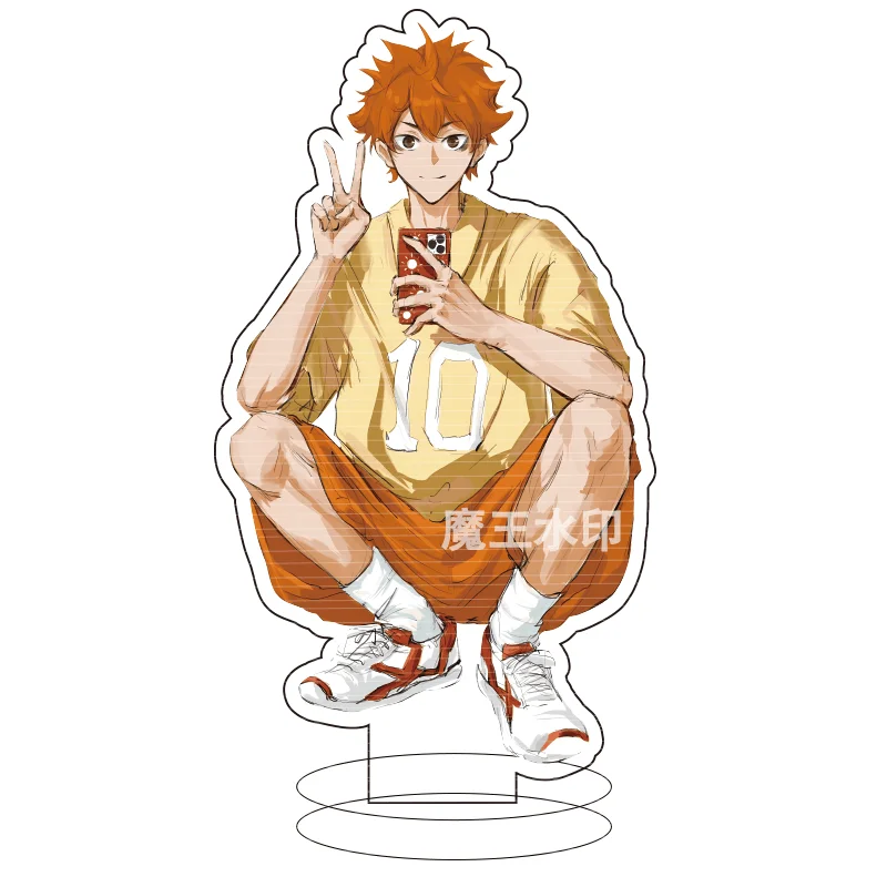 

Game Haikyuu!! Kozume Kenma Shoyo Hinata Cosplay Cartoon Acrylic Desktop Ornament Standing Sign Exquisite Ambitus