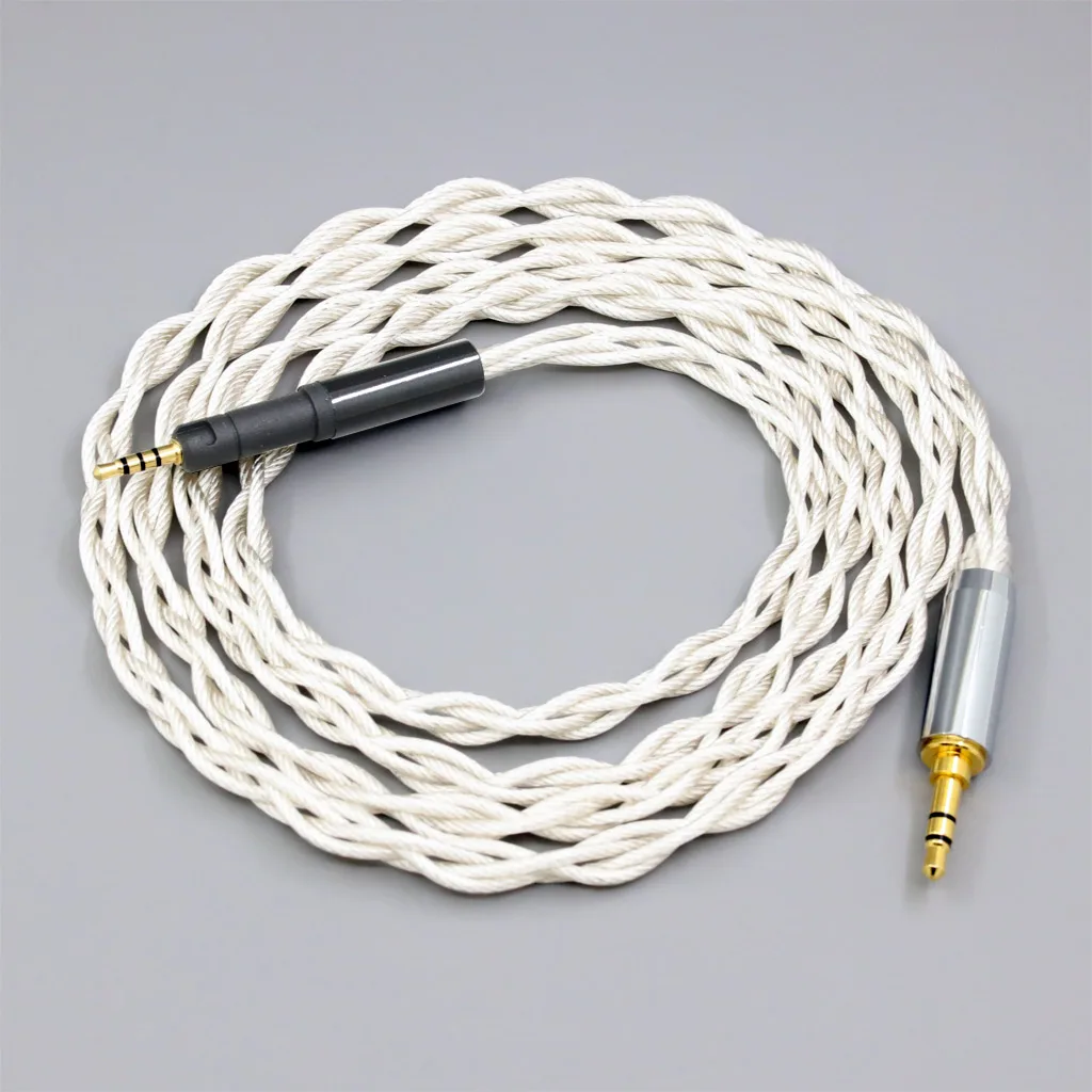 

Graphene 7N OCC Silver Plated Type2 Earphone Cable For Sennheiser HD599 HD569 HD 560S HD559 hd560s 8279