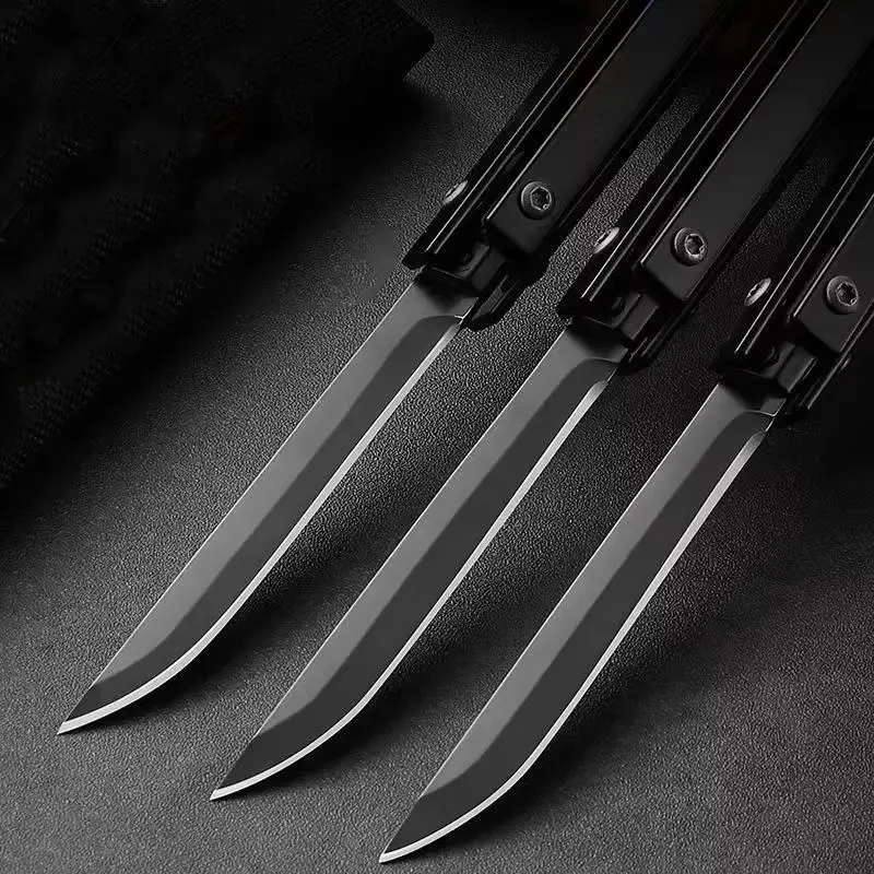 utdoor folding knife portable EDC camping pocket knife, high hardness cutting knife and hiking knife, BBQ knife, survival knife image 3