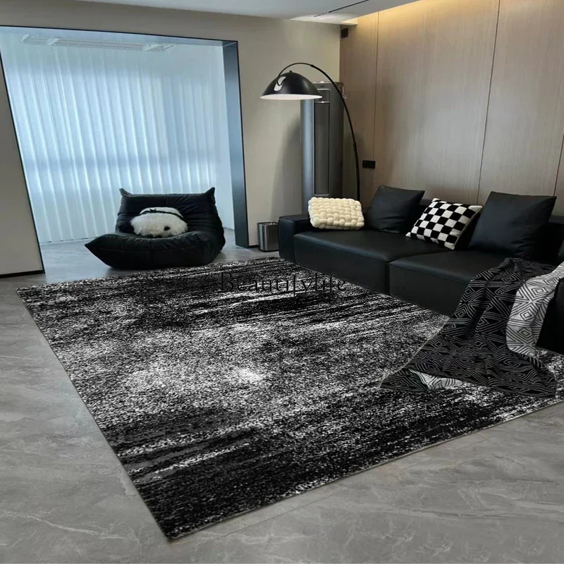 

Nordic carpet dark high-end simple living room coffee table dirt-resistant and easy to take care of American retro floor mat
