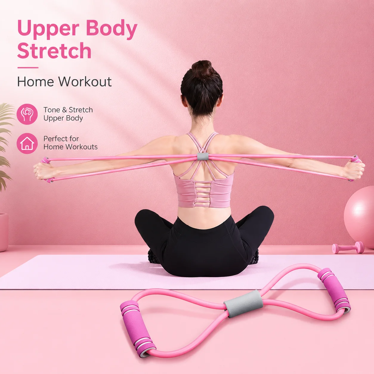 Resistance Bands with Foam Spo - đánh giá và giá Yoga Fitness At Home