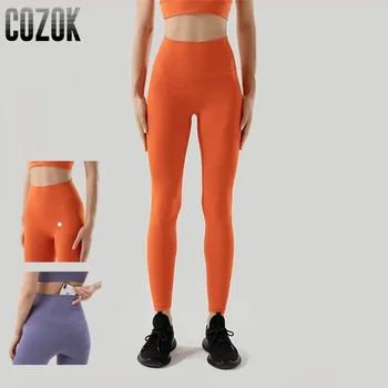 Pantalons de Yoga 35 couleurs, Legging sport femme, Leggings taille haute sans couture, Legging push up, Leggings de Sport pour femmes, de Fitness, Leggings de gymnastique avec poche, nouvelle collection 2024