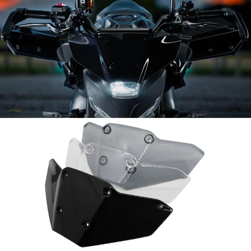 

Windshield Bracket Motorcycle Accessories Transparent/Smoky/Black Windscreen Kit For Yamaha MT-09 MT09 2024
