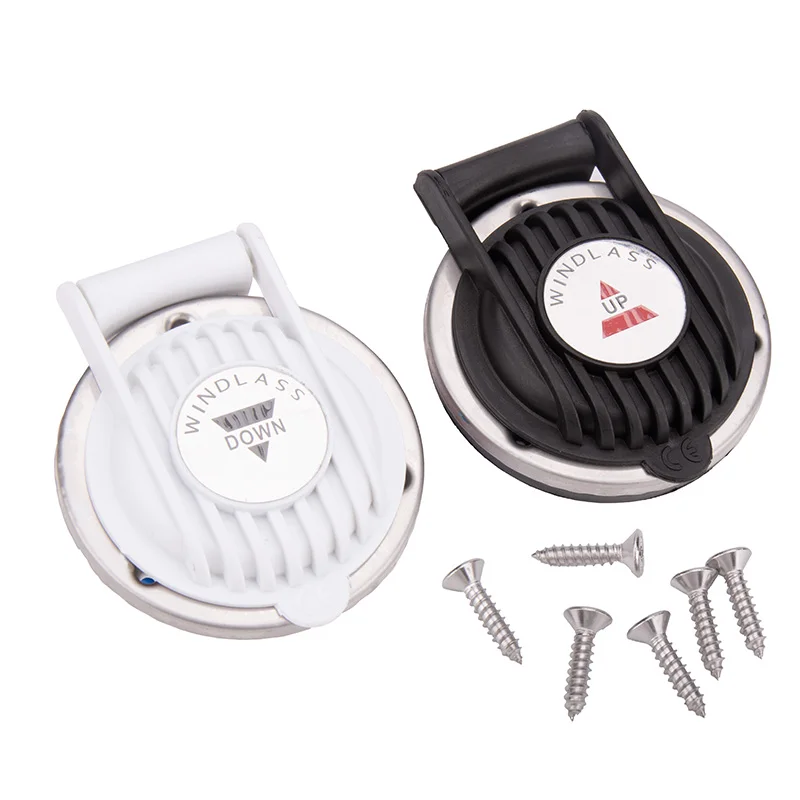 

Ножные переключатели морской якорной лебедки — компактный контроллер вверх и вниз из нержавеющей стали для ветрового стекла лодки