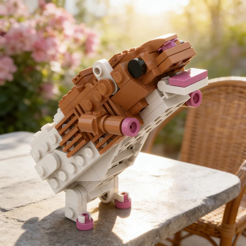 152 Pezzi MOC Hamster Ideas CUUSOO, Blocchi da Costruzione, Modello Architettonico Fai-da-Te, Giocattolo Creativo Educativo, Idea Regalo di Natale