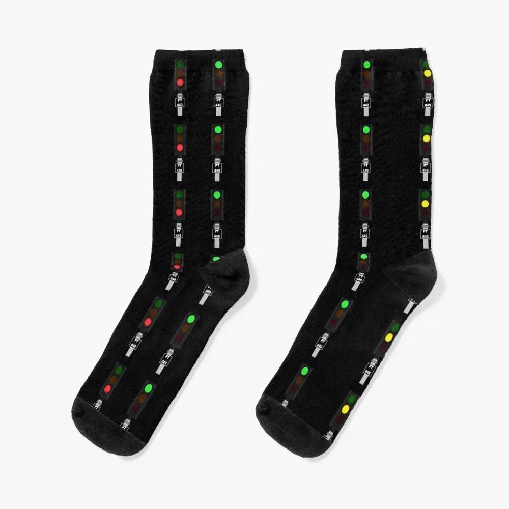 

UK RAILWAY SIGNAL Socks Heating sock custom hockey Socks Girl Men's