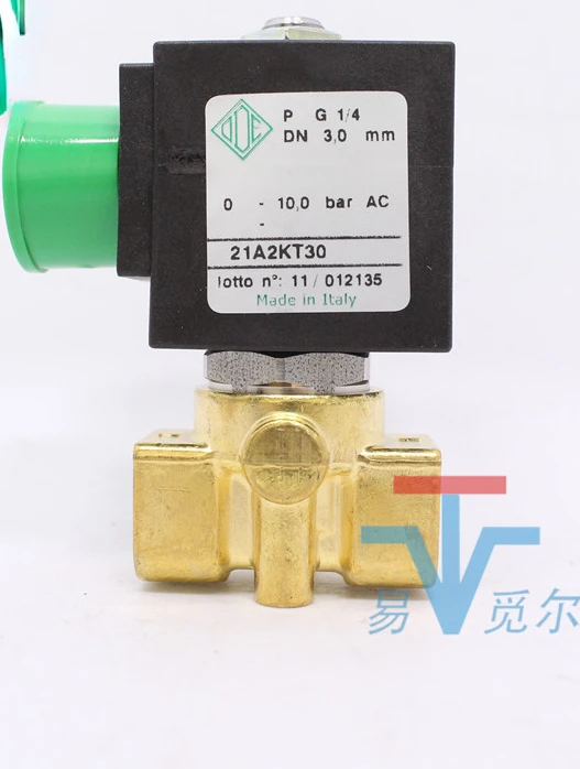 Electromagnetic Valve 21a2kt30 220v 24V Imported Brass Wire Buckle Two Way Electromagnetic Switching Valve