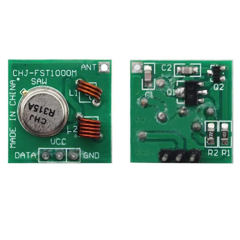 

A23G 10Set 433M Super Regenerative Module Wireless Transmitter Module Burglar Alarm Transmitter Receiver 433 Frequency