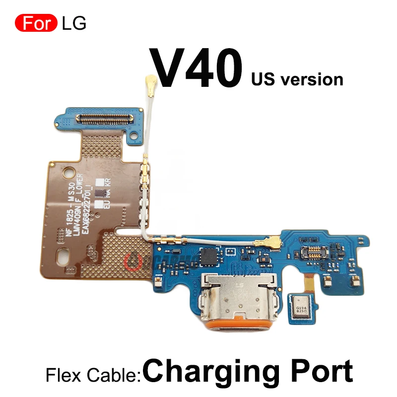 USB Charging Dock Charger Port With Microphone Replacement Parts For LG V30 Plus V35 V40 V50 V60