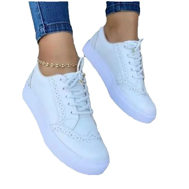 Scarpe da skateboard donna in scamosciato lacci punta tonda basse_voghion.com