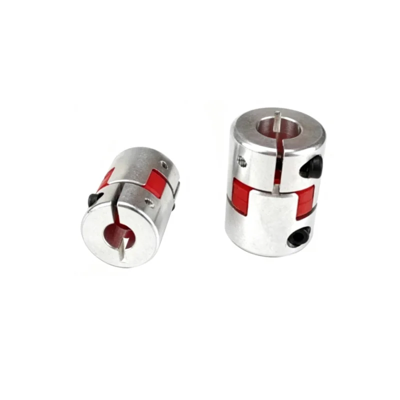 1PC D20 L25 Plum Coupling 2 Jaw Bore 3/4/5/6/6.35/8/10 Large Torque Engraving Machine Servo Motor Encoder Aluminum Alloy Coupler