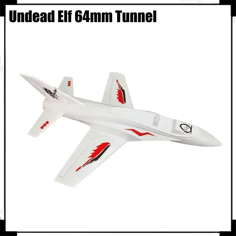 Qlq Rc Plane Epo Undead Elf 64mm Tunnel Plane Viper V9 Adult Assembled Remote Controlled Fighter Model Fixed Wing Toy Gift