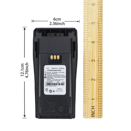 NEW 7.4v 2200mAh Li-ion Battery Pack PMNN4252AR for Radio Walkie Talkie Motorola CP040 CP140 CP160 Two Way Radio