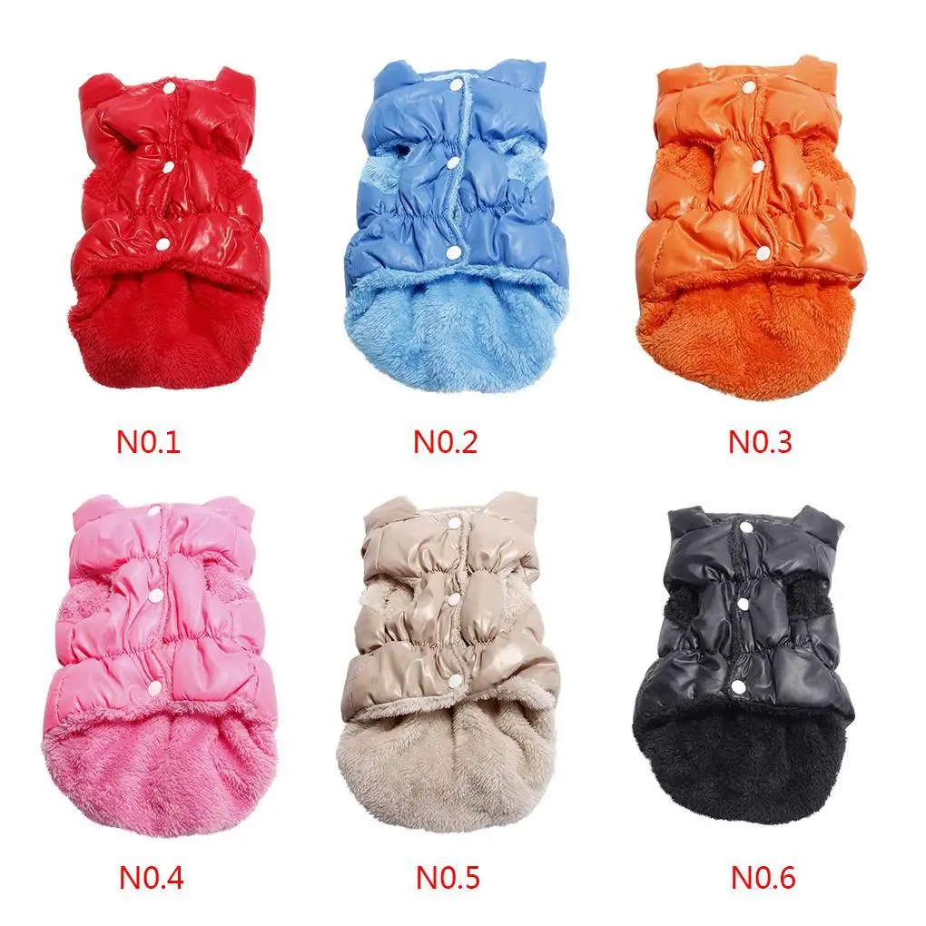 Dog Winter Warm Coats Jackets Pet Dog Clothes Winter Coat Vest Puppy Down Jacket Clothing Plus Size