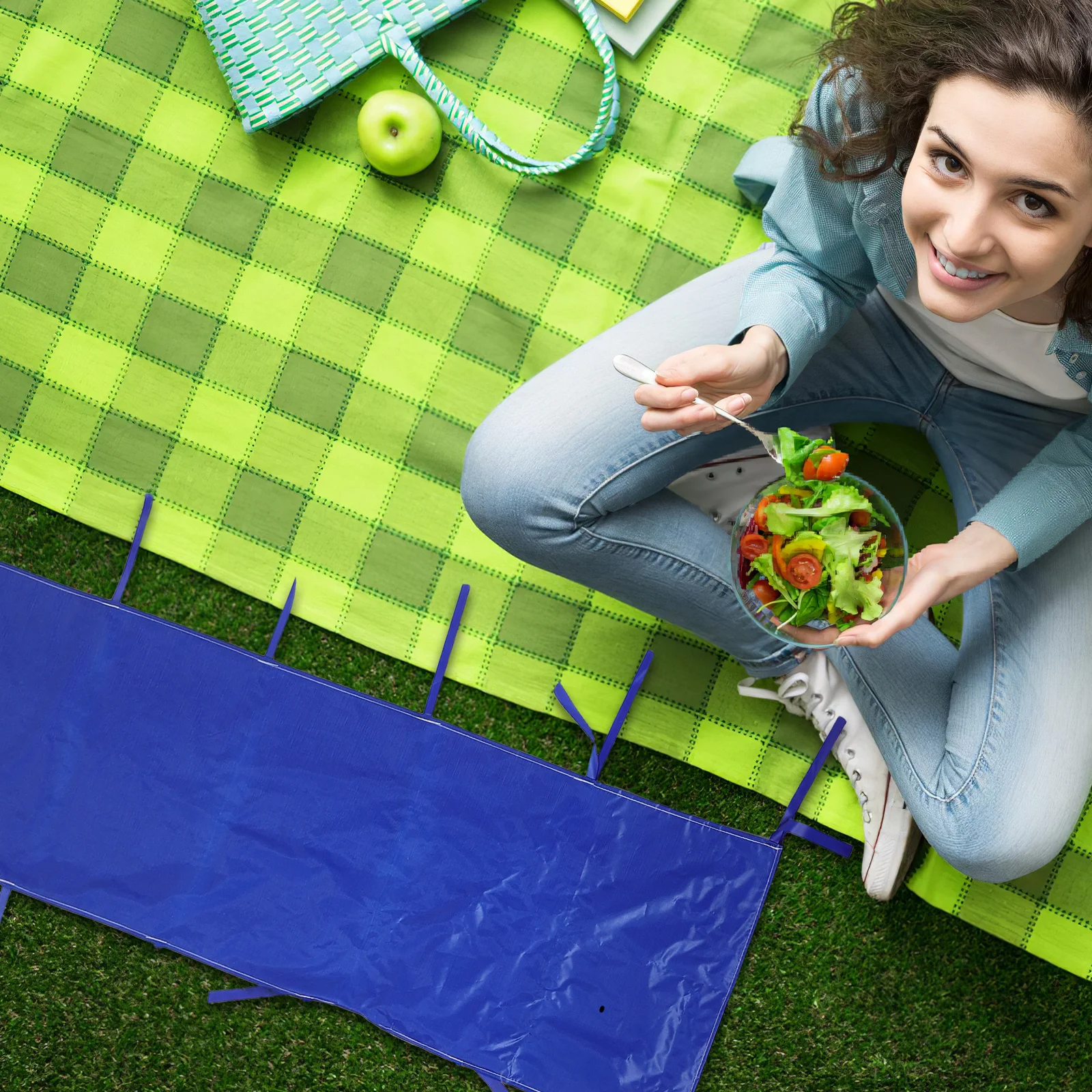 

Canopy Rain Gutter 300x42cm Waterproof Tent Drainage Accessory Straps Summer Outdoor Events Party Blue Canopy Gutter for Events