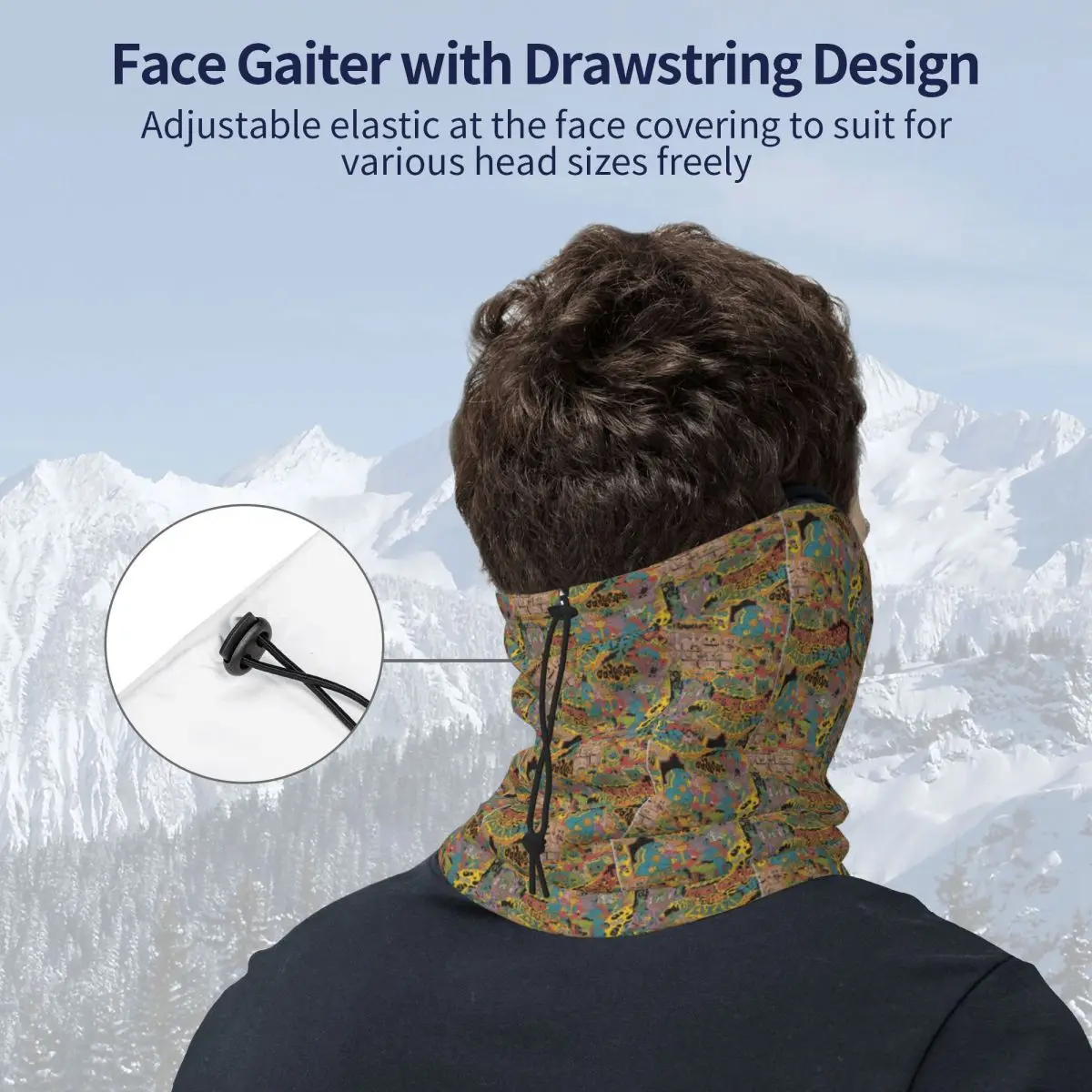 King Gizzard And The Lizard Wizard - Oddments Bandana Neck Cover Printed Wrap Scarf Running Face Mask Unisex Adult Winter - view 3