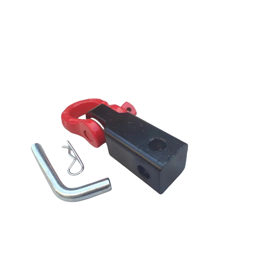 18000 Lbs 2 inch  steel Shackle   Receiver trailer hitch hook receiver with medium ring shackle