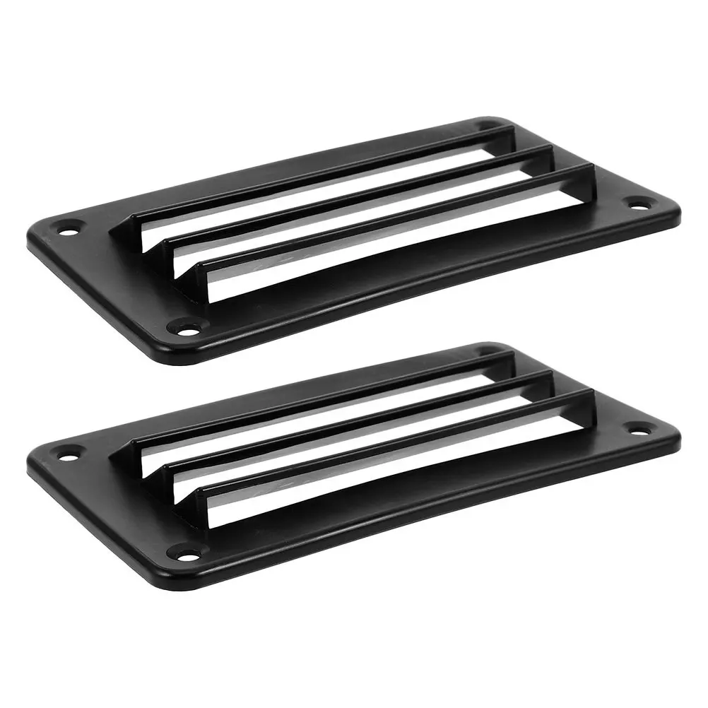 

2Pcs Marine Vent Cover Plastic Ventilation Grill Louver Efficient Exhaust Vent for Boat Rv Trailer Shipping Container Air