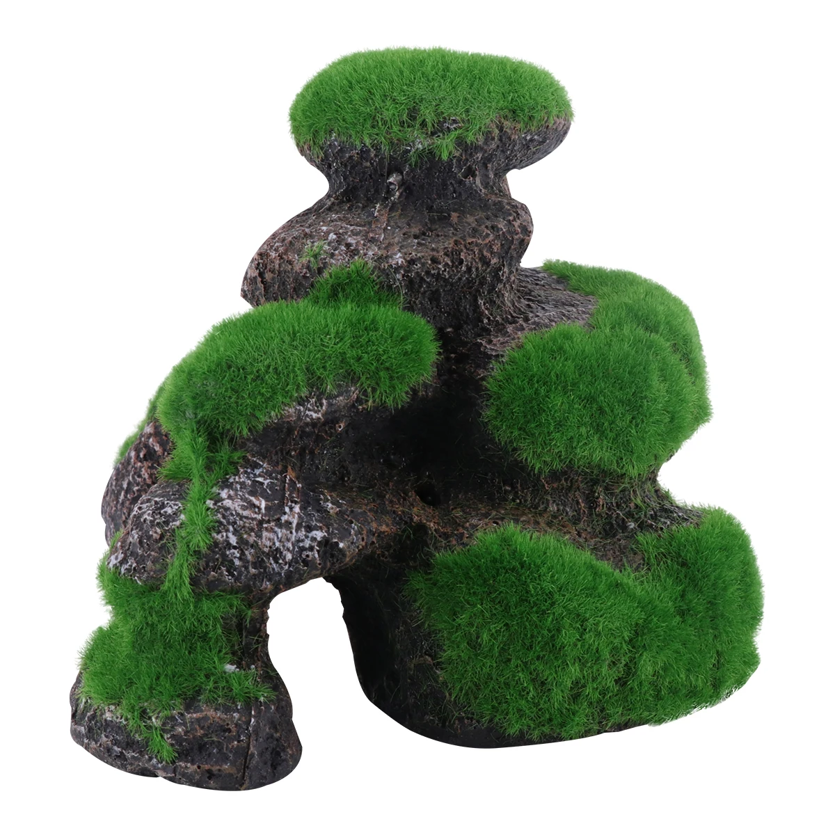 

Artificial Rockery Mountain Decor Fish Tank Caves Hideaway Betta Long Lasting Underwater Safe Aquarium Pet Supplies