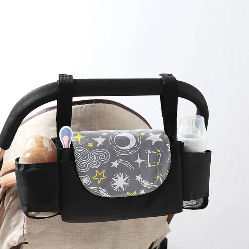 

Large Capacity Stroller Trailer Mother Bottle Storage Bag Baby Diaper Storage Bag Stroller Accessories