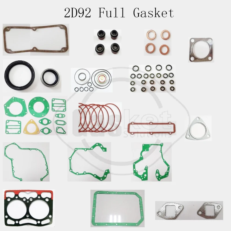 

4D92 4D92-1 2D92 2D94 3D94 For Komatsu forklift Diesel engine Excavator Full Gasket Kit