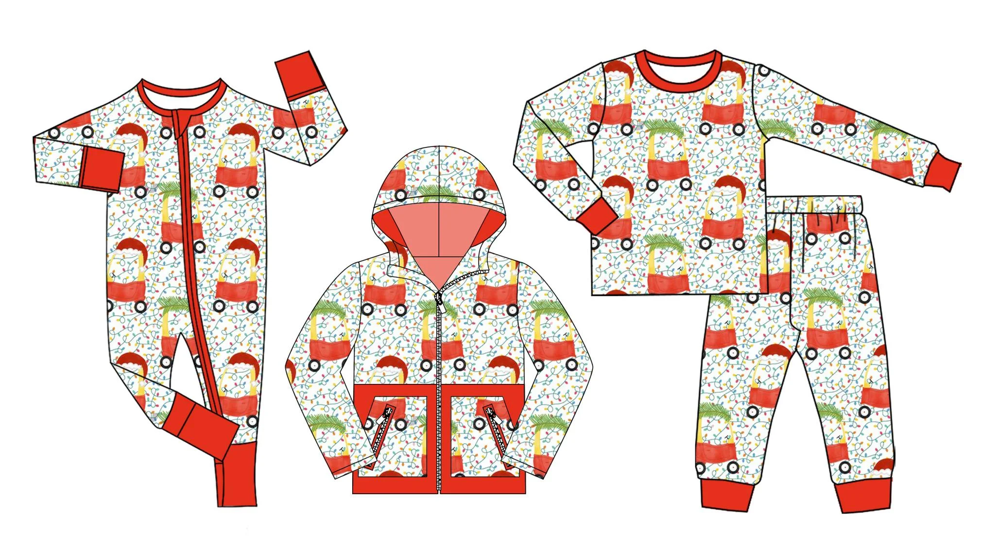 

Оптовая продажа, высококачественная детская рождественская толстовка с капюшоном, детский комбинезон, одежда для мальчиков, рождественский комплект с капюшоном для грузовика