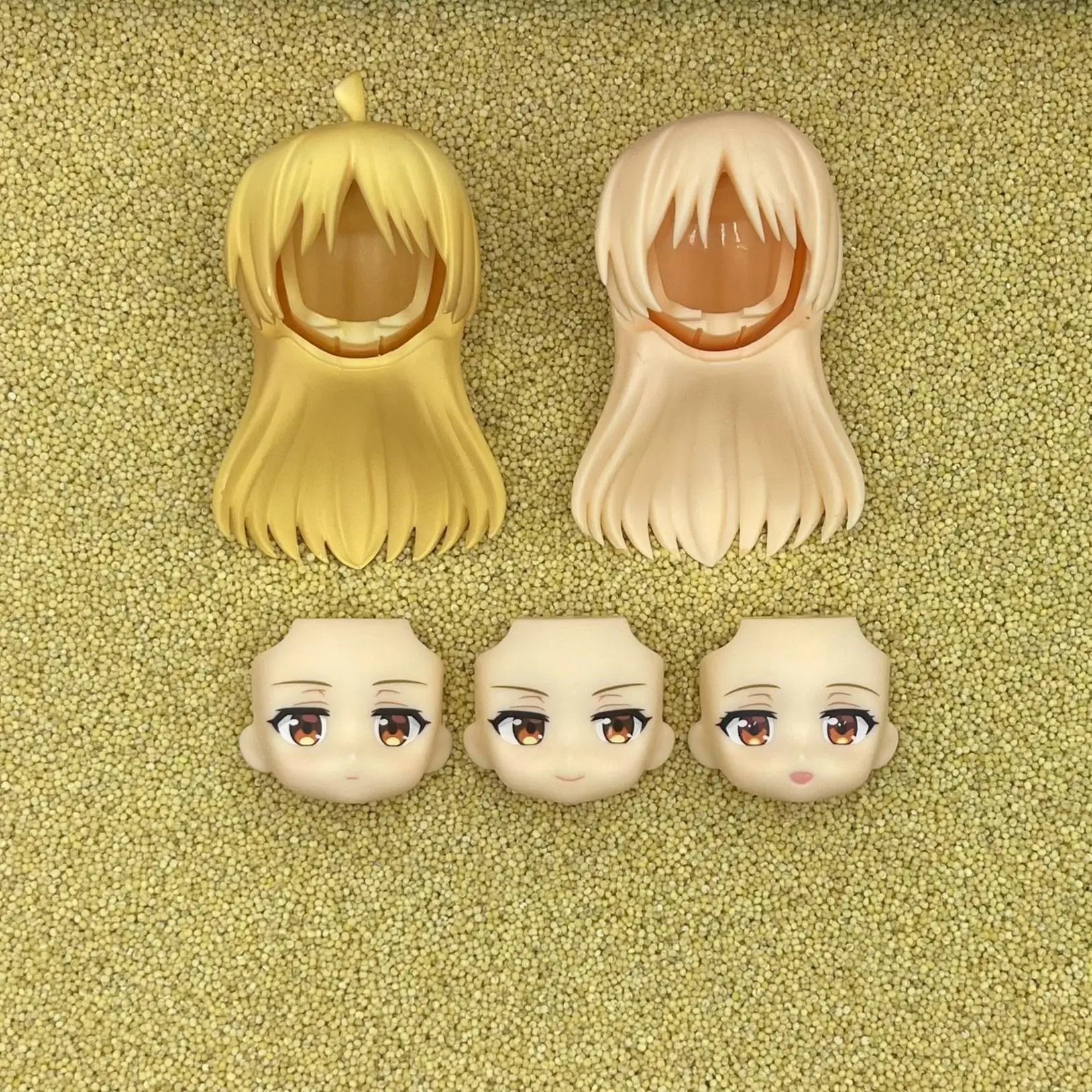 xiongmaohuoguo GSC Clay Man Face pop gezicht haar pop accessoires