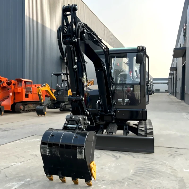 Customized Mini excavator Shandong JiNing production 1.8 tons 2 tons 3.5 tons mini excavator a machine multifunctional Chinese