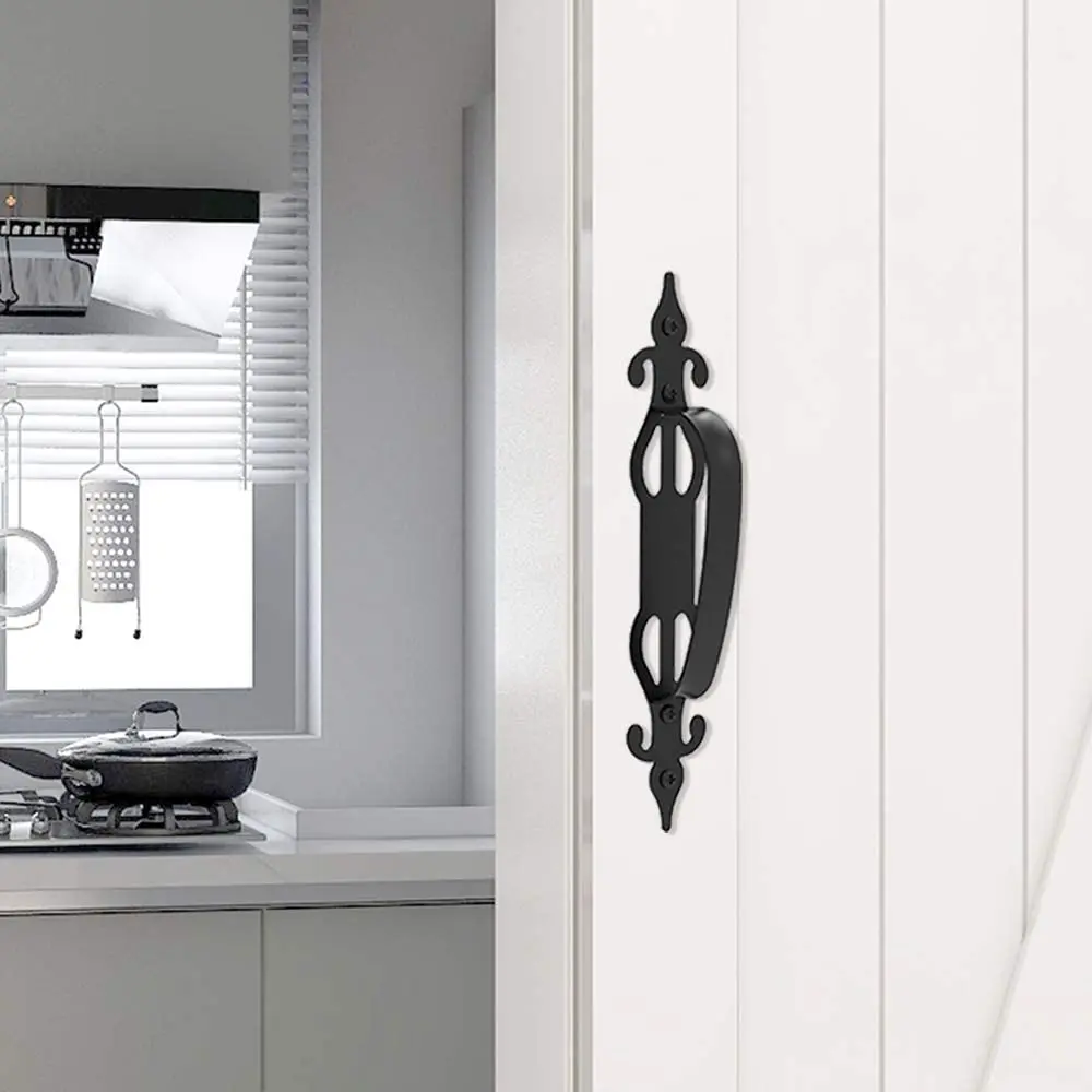 CCJH Flower/Heart/Anchor Shape Handle Sliding Barn Door Pull Handle Sliding Closet Gate Cabinet