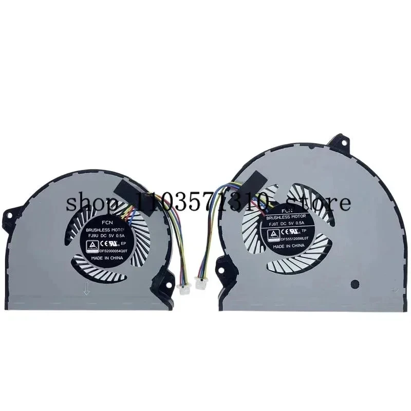 Replacement CPU   GPU Cooling Fan for ASUS ROG Strix GL702VMK GL702VML GL702VM GL702VS GL702VSK Series JM