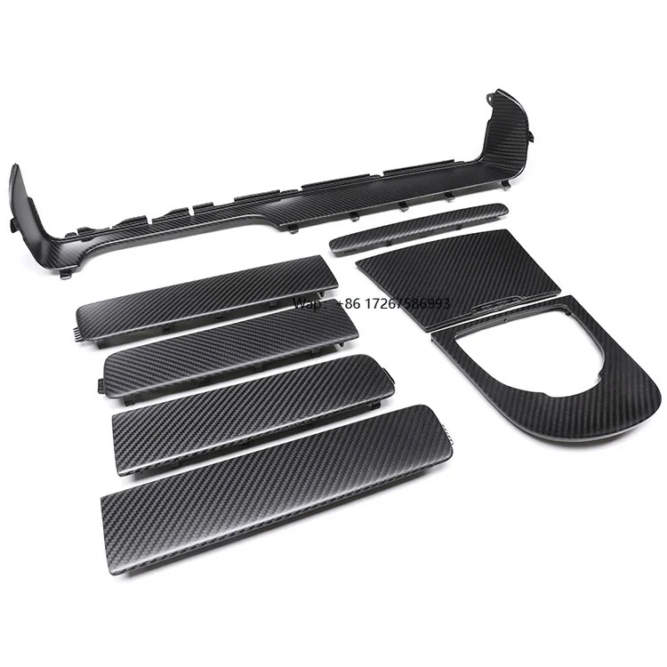 

Upgrade Car Dry Carbon Fiber Interiors for G-Class W464 G63 G500 G350d Central Control Door Modification